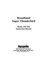 Preview for 1 page of Hy-Gain Super Thunderbird TH-7DX Instruction Manual