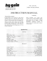 Hy-Gain VB-64DX Instruction Manual предпросмотр