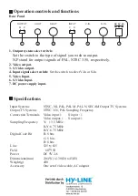 Предварительный просмотр 3 страницы HY-LINE CDM-660 Manual