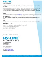 Предварительный просмотр 2 страницы HY-LINE hy-443p Manual