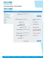 Предварительный просмотр 20 страницы HY-LINE hy-443p Manual