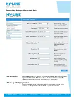 Предварительный просмотр 22 страницы HY-LINE hy-443p Manual