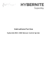 Hybernite Superday ROC 2300 Instructions For Use Manual preview