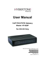 Hybertone HT-822P User Manual preview