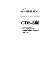 Preview for 1 page of HYBREX GDS-600 Installation Manual