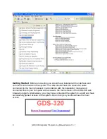 Preview for 8 page of HYBREX GDS-600 Programming Manual