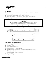 Предварительный просмотр 4 страницы Hybrid HSF12.4 User Manual