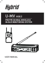 Hybrid U-MV mkii User Manual preview