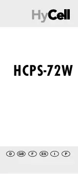 HyCell HCPS-72W Instructions Manual preview