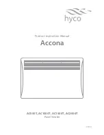 Preview for 1 page of Hyco AC1000T Product Instruction Manual