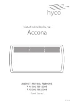 Hyco Accona AN1500 Product Instruction Manual предпросмотр