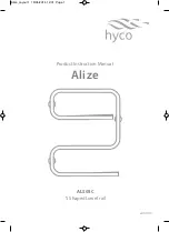 Предварительный просмотр 1 страницы Hyco Alize AL50SC Product Instruction Manual