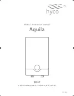 Preview for 1 page of Hyco Aquila IN96T Product Instruction Manual