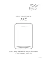 Hyco ARC ARCW Product Instruction Manual preview