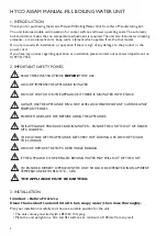 Preview for 2 page of Hyco ASSAM ASM6Z Installation & Operating Instructions