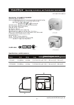 Preview for 2 page of Hyco CYCA26F Operating Instructions And Parts Manual