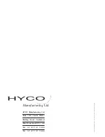 Предварительный просмотр 8 страницы Hyco Handyflow HF05L Operating And Installation Instructions