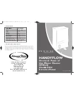 Hyco Handyflow HF05LQ Instruction Manual предпросмотр