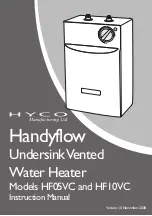 Hyco Handyflow HF10VC Instruction Manual предпросмотр