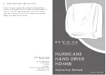 Hyco HURRICANE HD1800 Instruction Manual preview