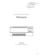 Предварительный просмотр 1 страницы Hyco Novara NV2000 Instruction Manual