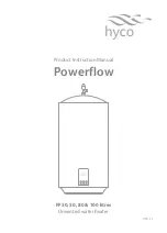 Hyco PF100S Product Instruction Manual предпросмотр