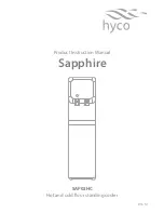 Hyco Sapphire SAP02HC Product Instruction Manual preview