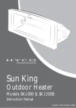 Предварительный просмотр 1 страницы Hyco sun king sk1000 Instruction Manual