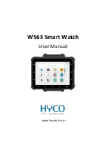 Hyco W563 User Manual preview