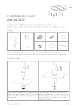 Hyco Zen Ice Solo Installation Manual preview