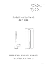 Предварительный просмотр 1 страницы Hyco Zen Spa Series Product Instruction Manual