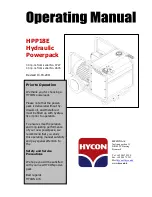 Preview for 1 page of HYCON HPP18E FLEX Operating Manual