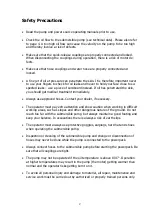 Preview for 3 page of HYCON HWP2 Operating Manual