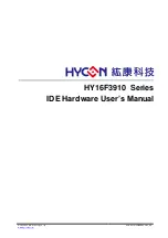 HYCON HY16F3910 Series Hardware User Manual предпросмотр