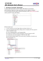 Предварительный просмотр 13 страницы HYCON HY16F3981 Hardware User Manual