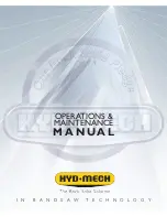 Hyd-Mech S-23P Operation & Maintenance Manual предпросмотр