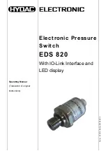 Предварительный просмотр 31 страницы HYDAC ELECTRONIC EDS 820 Operating Manual