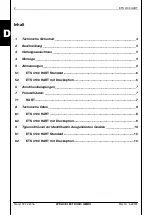 Предварительный просмотр 2 страницы HYDAC ELECTRONIC ETS 4100 HART Operating Instructions Manual