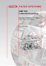 HYDAC FILTER SYSTEMS CMP 1321 Operating And Maintenance Instructions Manual preview