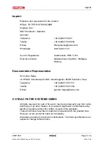 Preview for 2 page of HYDAC FILTER SYSTEMS CMP1 0-2 Series Installation And Maintenance Instructions Manual