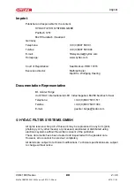 Preview for 2 page of HYDAC FILTER SYSTEMS CSM 1000 Series Installation And Maintenance Instructions Manual