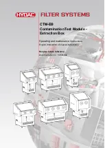 HYDAC FILTER SYSTEMS CTM-EB 1000 Series Operating And Maintenance Instructions Manual preview