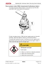 Предварительный просмотр 28 страницы HYDAC FILTER SYSTEMS CTM-EF Operating And Maintenance Instructions Manual