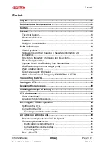 Preview for 3 page of HYDAC FILTER SYSTEMS CTU 1x3x Series Operating And Maintenance Instructions Manual