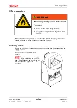 Preview for 44 page of HYDAC FILTER SYSTEMS CTU 1x3x Series Operating And Maintenance Instructions Manual