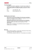 Preview for 7 page of HYDAC FILTER SYSTEMS FAM-5-M-2-A-05-R-H-B-Z-1 Operating And Maintenance Instructions Manual