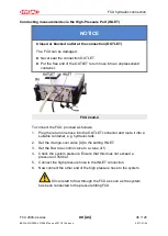 Preview for 38 page of HYDAC FILTER SYSTEMS FCU 2000-4 Series Operating And Maintenance Instructions Manual