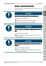 Preview for 21 page of HYDAC FILTER SYSTEMS MFU-15E Operating And Maintenance Instructions Manual