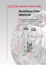 Preview for 1 page of HYDAC FILTER SYSTEMS MRFD2N Installation And Maintenance Instructions Manual