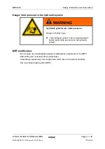 Preview for 11 page of HYDAC FILTER SYSTEMS MRFD2N Installation And Maintenance Instructions Manual